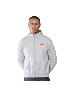 Greys & Blues Unisex Rocky Hoodie with Zip - Grey